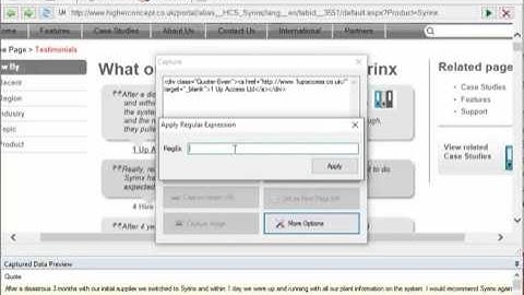 Scraping reviews using WebHarvy