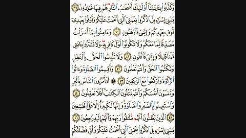 سورة البقرة من الأية 25 إلى الأية 61 بصوت القارئ محمد جبريل