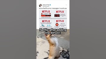 Helpful Netflix error messages 🙏