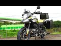 (摩崎屋TV)Bumot Panniers on a 2017 SUZUKI V-Strom1000 Adventure Bike . .. DL1000安裝BUMOT鋁箱