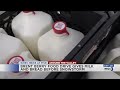 Brent Berry Food Drive gives milk and bread before snow storm