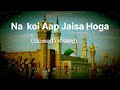 Na koi aap Jaisa Hai na koi Aap Jaisaa Hoga/Slowed reverd/Naat/New Lyrice