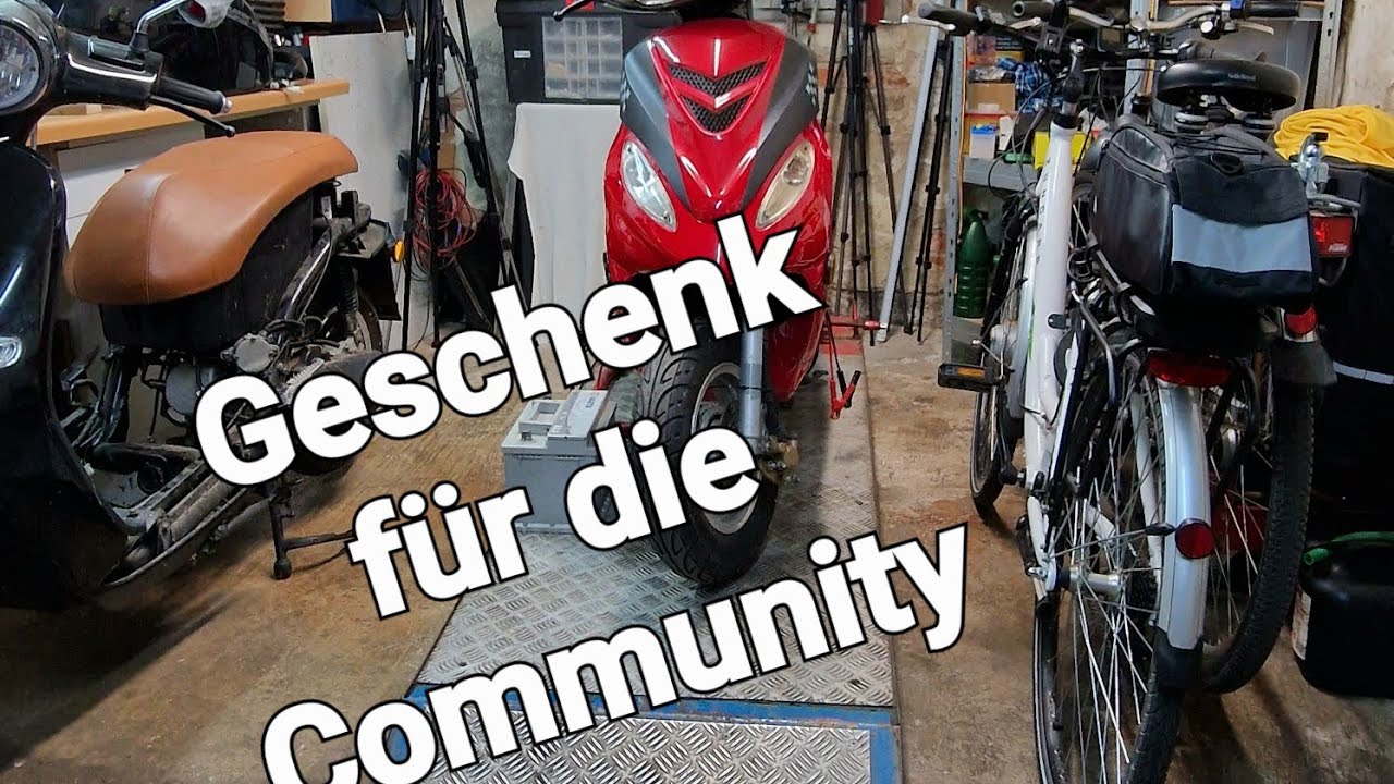 Motorroller zu Verschenken an die Commiunty..Das Projekt geht weiter ...