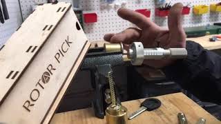 How To Use Rotor Pick Tensioner.