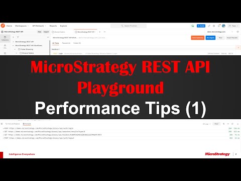 Performance Tips for MicroStrategy REST API