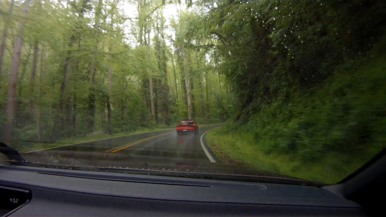 Mountain Drive in the Rain - YouTube