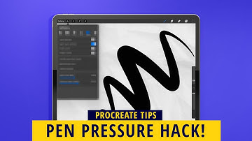 Pen Pressure HACK In Procreate (Procreate Tutorial)