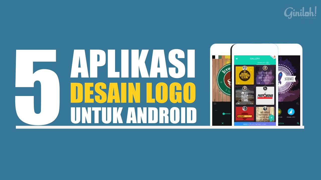 5 Aplikasi  Untuk  Desain  Logo  di Android  Terbaik 2021 YouTube