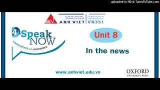 SPEAKNOW 4 - UNIT 8 - In the news - Lesson 29 - Did you see the game