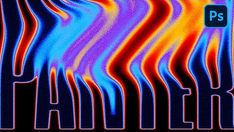 How To Make Liquid Gradient Text In Photoshop!