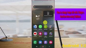Samsung Galaxy S22 Ultra : How to change Swipe left with 3 fingers function when using TalkBack