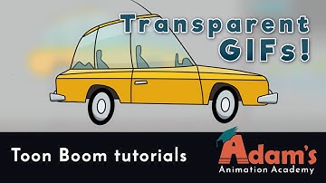 Exporting transparent GIFs and video - Toon Boom