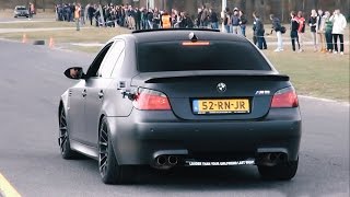 Лучшее о BMW M5 V10!! Бёрнаут, Дрифт, Перегазовки, Звук Выхлопа!!
