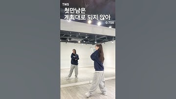 투어스(TWS) - 첫 만남은 계획대로 되지 않아 / 0.75x Mirrored
