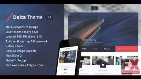 Preview Deita Theme - Responsive Agency HTML Template TFores