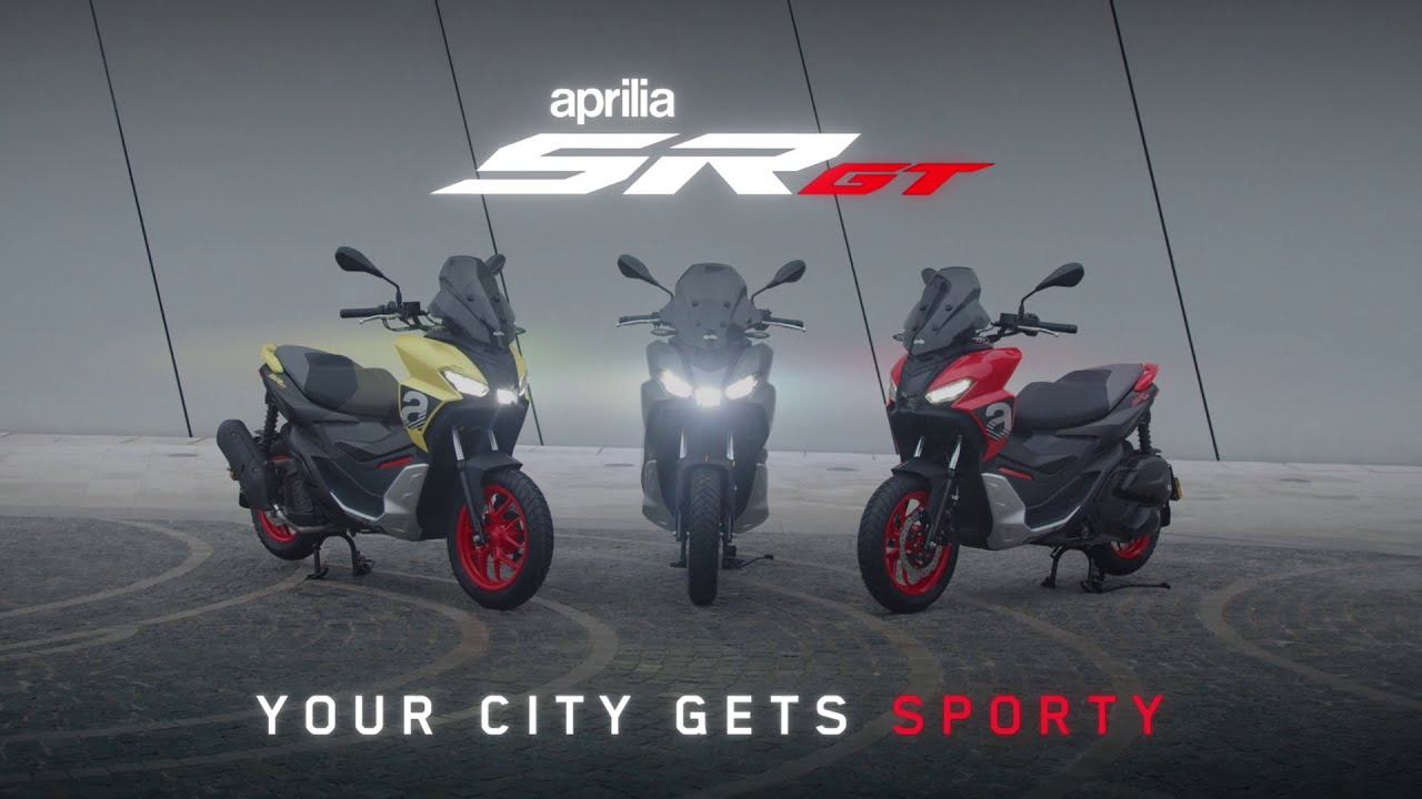 Aprilia SR GT  The Urban Adventure scooter 