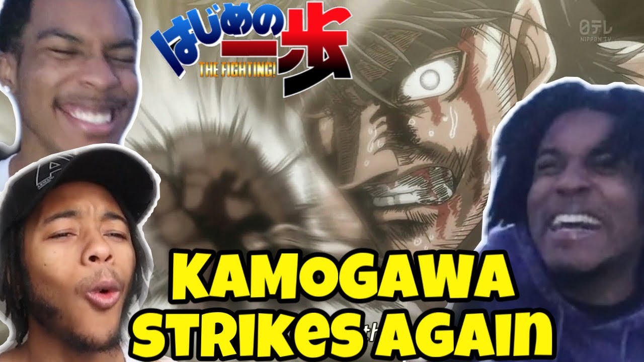 Cena de Hajime no Ippo Dublado - Kamogawa vs Anderson