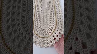 Clica no texto acima ⬆️ trilho de mesa de crochê