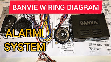 BANVIE Car Alarm System with Remote Start and Smart Push Start Button