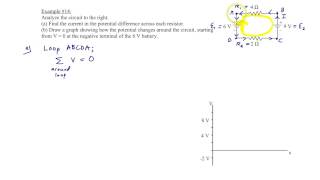 Chapter 20, Example 14 (Kirchhoff's loop rule problem)