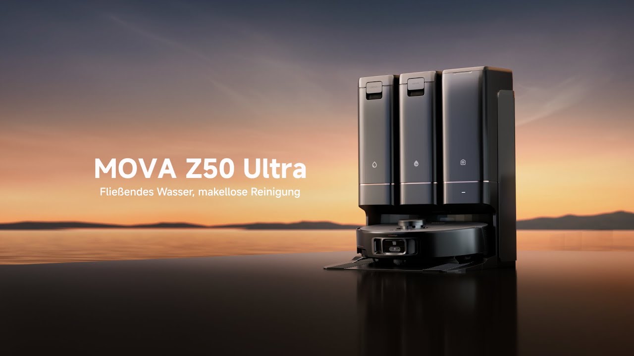 MOVA Z50 Ultra | Fließendes Wasser, makellose Reinigung