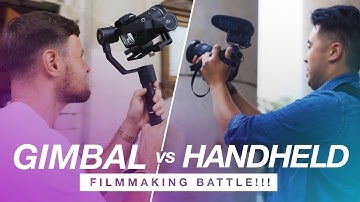 Gimbal vs Handheld EPIC BATTLE!!! (ft. Zhiyun Crane Plus)