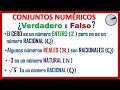 CONJUNTOS NUMÉRICOS Verdadero o falso 2 | MUY FÁCIL 🤩 |