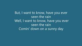 Have you ever seen the rain - Arthur Gunn (Credence Clearwater Revival Cover) [ Lyrics ]