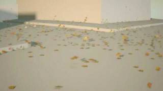 3ds max leaf simulation with cloth