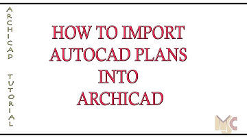 HOW TO IMPORT AUTOCAD DRAWING INTO ARCHICAD #autocad #archicad #import