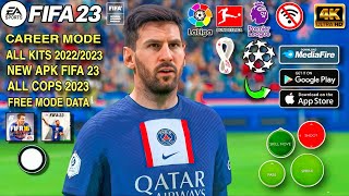FIFA 16 MOD FIFA 23 ANDROID OFFLINE CAREER MODE |2023 & LATEST KITS 22/23 DOWNLOAD APK OBB & DATA