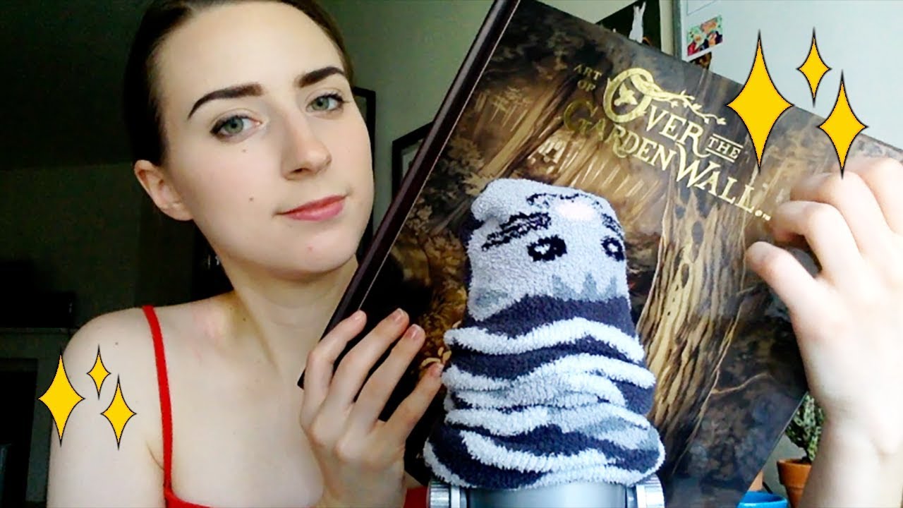 ASMR Tapping on Books and Whispering 📚💤