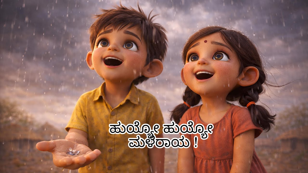 Уйё Уйё Малерая | Песня Малерая | Детские стишки каннада | #kannada #kannadasongs #fillytunes