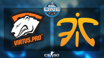 CS:GO - Virtus.Pro vs. Fnatic [Cbbl] - ESL One 2015 Katowice - Semifinal - Map 1