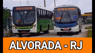 Terminal Alvorada (Rio de Janeiro - RJ) - Movimentação de Ônibus #01
