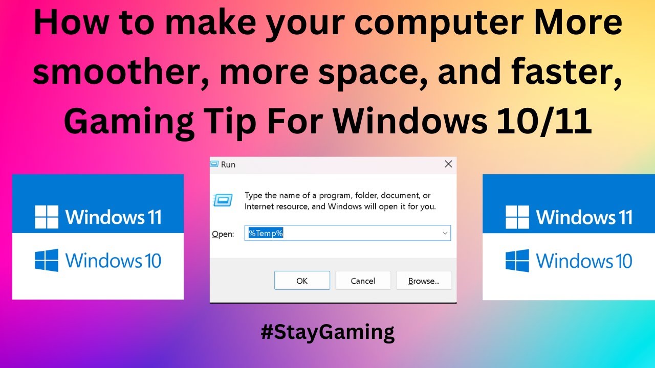 Tip how to make your computer less buggy and more smooth! - YouTube