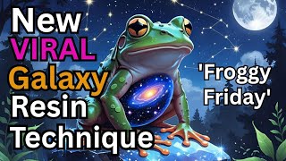 This New VIRAL Galaxy Resin Technique you must try! #froggyfriday