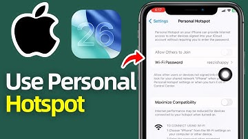 How to use Hotspot on iOS 26! (2025) | Use Personal Hotspot on iPhone