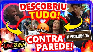 🔴A FAZENDA 15: CEZAR BLACK ADIVINHA FINAL e ROÇA QUINTUPLA! JAQUELINE COLOCA MÁRCIA FU CONTRA PAREDE