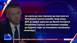 Stigla korpa Dodiku iz DNS-a: Ne možeš odlučivati u naše ime (BN TV 2021) HD