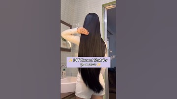 DIY Flaxseed Hair Mask for Silky, Strong Hair 🌾 #shorts #haircare #flaxseedgel  #diymask #hairmask