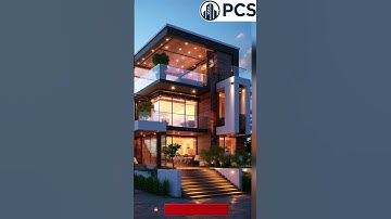 Contemporary Villa | Modern House Design Exterior Design in Enscape + Revit + Lumion #shorts