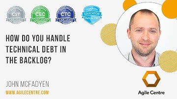 How do you handle technical debt in the backlog?