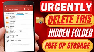 How to Delete this HIDDEN FOLDER To Free UP a Lot of PHONE MEMORY