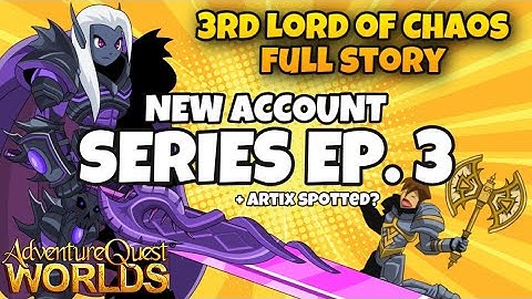 AQW - CHAOS LORD VATH FULL STORYLINE + MEETING A FAKE ARTIX? | New Account Series Ep. 3 (2020)