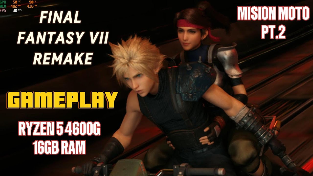FINAL FANTASY REMAKE MISION MOTO PT 2  GAMEPLAY PC (NO COMMENTARY) AMD RYZEN 5 4600G XBOX ANYWHERE
