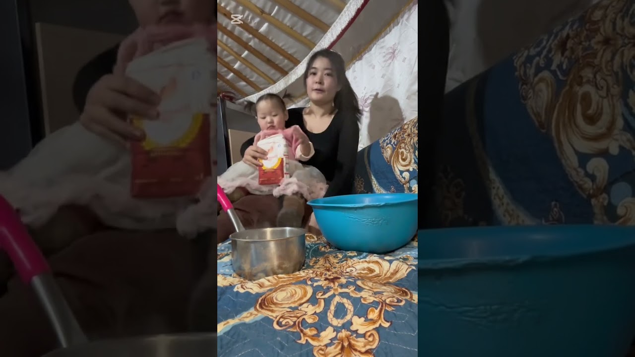 Аавдаа хоол хийв. Анхны бичлэг