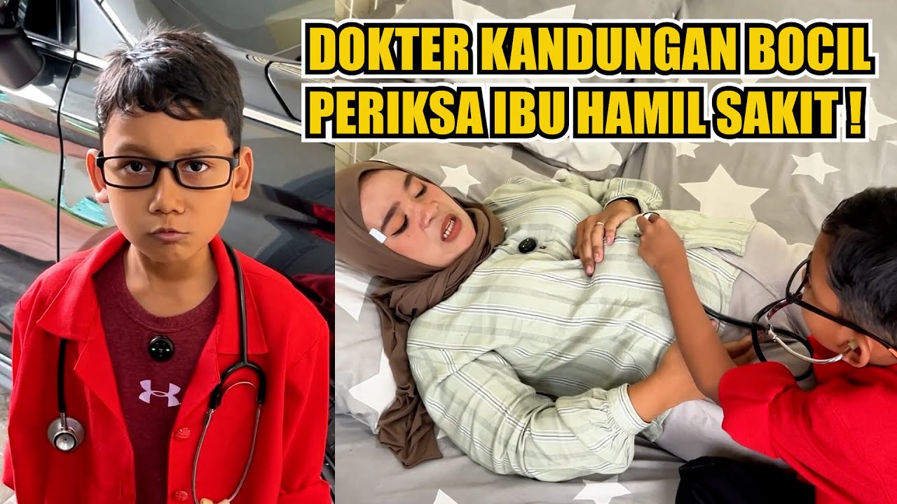 Dokter Kandungan Bocil Periksa Ibu Hamil Yang Lagi Sakit