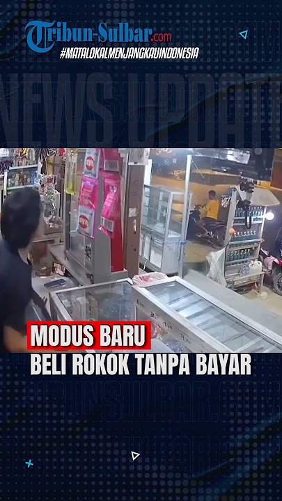 Modus Baru Beli Rokok Tanpa Bayar #viral #pencuri #warung