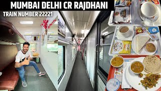 Most luxurious first Ac Experience in 22221 Mumbai CSMT  Delhi Rajdhani Express